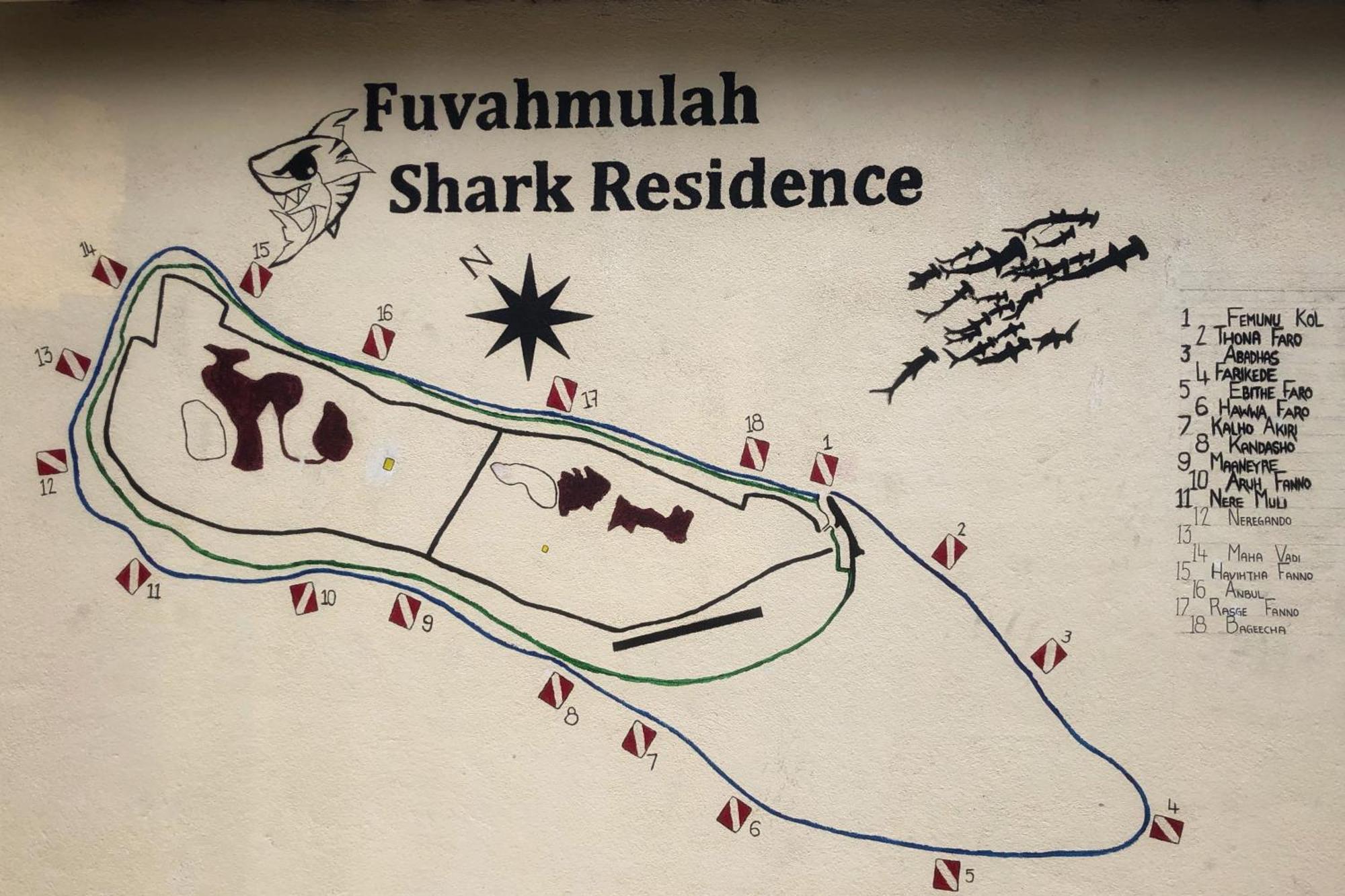 Tiger Shark Residence & Dive Fuvahmulah Bagian luar foto